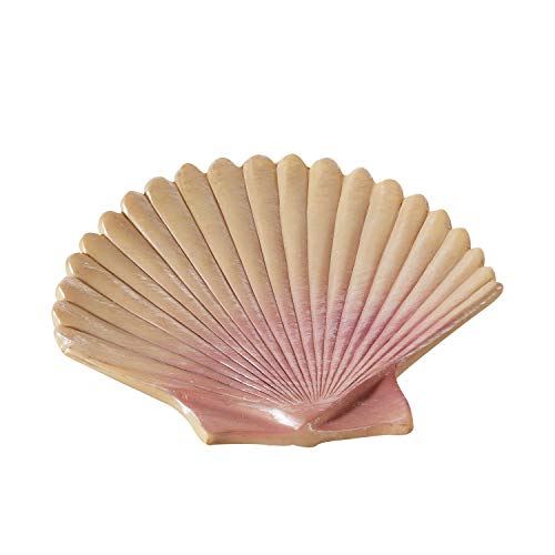 JYXR 5 Piece Bathroom Accessories Set, 3D Beach Style Bath Ensemble, Resin Bath Set Collection Features Liquid Soap…