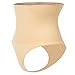 FIRSTLIKE Women Waist Cincher Girdle Tummy Slimmer Sexy Thong Panty Shapewear,Nude,XXL(Fit Waist 32.2