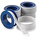 Katzco 1/2 X 520 Inch Sealing Tape - 5 Pieces of Teflon Thread Seal - Perfect for Shower Heads, Sprinklers, Propane Fittings, Gas Heaters, Commercial, Home Appliances
