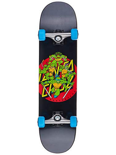 Santa Cruz TMNT Turtle Power Complete Skateboard,Black/Blue,