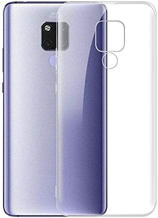 CrownTabby Case For Huawei Mate 20 / HMA-L29 Ultra Clear Crystal Gel Case Silicone Designer Animal Print Cute Mandala Art Protactive Shockproof Back Cover (Huawei Mate 20, Transparent)