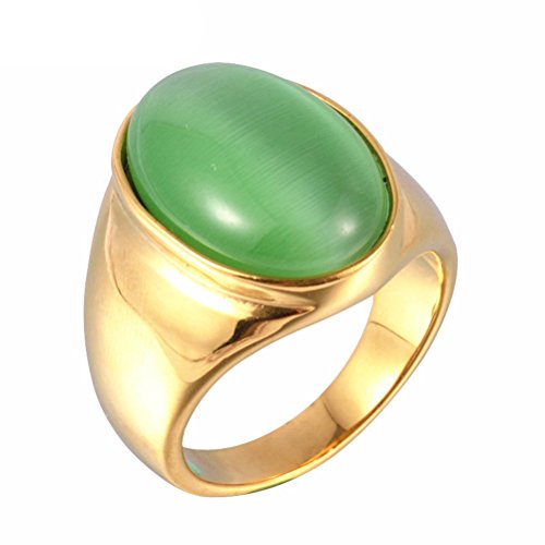 Oakky jewelry men s stainless steel gold plated vintage palace ov…