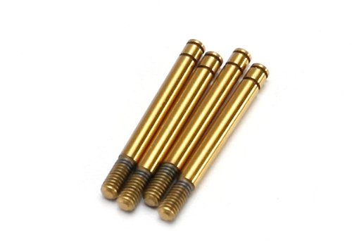 Traxxas 7063T 1/16 GTR Shock Shafts, TiN-Coated (set of 4)