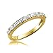 14k Yellow Gold Baguette Diamond Bridal Wedding Band Ring (1/2 cttw, I-J, VS2-SI1), Size 8