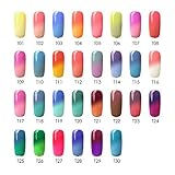 OksaleÂ® 7ML Temperature Change Gel Nail Polish Nail Art Gel Polish UV LED Gel/30 Colors