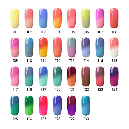 Oksale® 7ML Temperature Change Gel Nail Polish Nail Art Gel Polish UV LED Gel/30 Colors Oksale® 7ML Temperature Change Gel Nail Polish Nail Art Gel Polish UV LED Gel/30 Colors