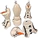 Westland Giftware Disney Frozen Olaf Magnetic Ceramic Salt & Pepper Shaker Set, Multicolor