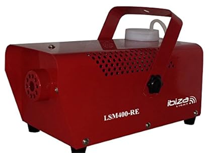Ibiza LSMLED RE Mini maquina de humo rojo