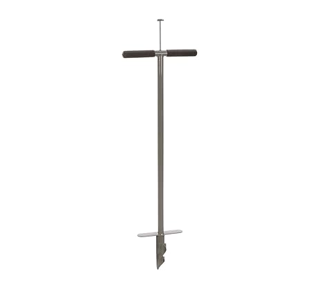 Dehner Unkrautstecher, Höhe 100 cm, Metall, schwarz/grau
