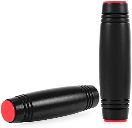 Lesen Amazing Desktop Flip Toy Stress Reliever Fidget Rolling Stick Tumbler Toy ADHD / Anxiety / Autism And Stress Relief Adult Children,Office Desk Gadget (black, wood)