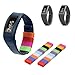 Techion 20Pcs Protective Silicone Fastener Rings Holder for Fitbit Flex/Fitbit Alta/Garmin Vivofit/Samsung Gear fit Wristband/Fitbit Charge Wristband, Mixed-Color Medium