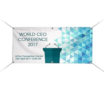 Custom Vinyl Banner Free Design By Bannerbuzz 3 X 2 Amazon Co