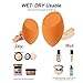 10 Pcs Makeup Sponge Set Beauty Sponge Blender Makeup Puff Flawless Foundation Blending Sponge for Applying Liquid Foundation, Cream,Powder, Random Colored Gourd Shaped