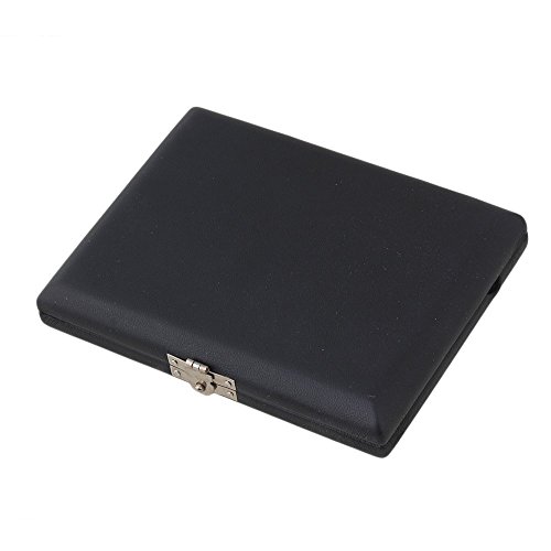 Surfing Clarinet Saxophone Reed Case for 6 Reeds Woodwind Accessories Internal Glass Pane Black - Thumbnail 6