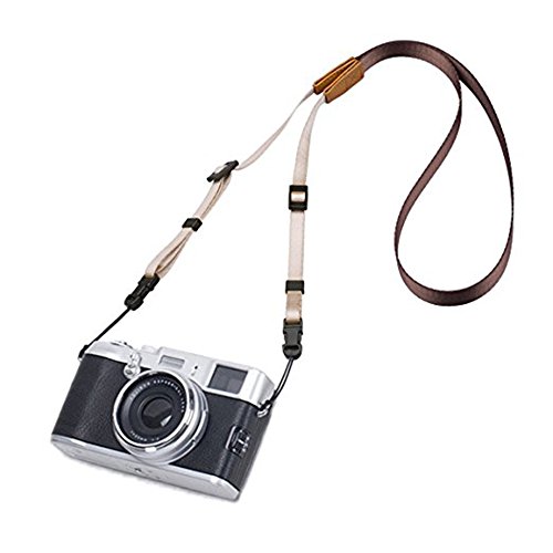 Camera Strap Eorefo [Slim Series] Camera Should Neck Strap for Mirrorless and DSLR Camera,Brown.