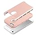UARMOR Case for Apple iPhone SE / iPhone 5S / iPhone 5, Slim Fit Protection Hybrid Case Shockproof Hard Rugged Protective Back Rubber Cover with Dual Layer Impact Protection, Rose Gold