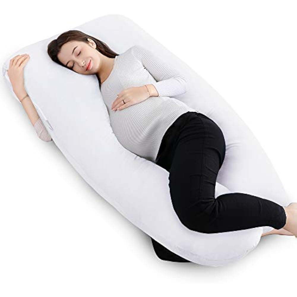 QUEEN Body Pillows ROSE 55" Pregnancy Pillow Shaped Full For Back