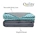 Quility Premium Adult Weighted Blanket & Removable Cover | 20 lbs | 60