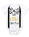 DONWEN Baby Boy Half Birthday Outfit Mr Onederful Bowtie Romper + Shorts Bodysuit Cake Smash Outfits 12 Months