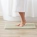 Amazon Basics Non-Slip Memory Foam Bath Mat - 18 x 28 Inches, Sage