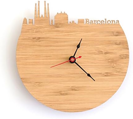 Barcelona Skyline Clock