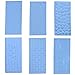 Xgood 6 Pcs Fondant Impression Mat Set Cake Decor Mold Set-Embossed Tree Bark/Flower/Cobblestone Texture Design Sugarcraft Decor Tool for Cupcake Top Decoration