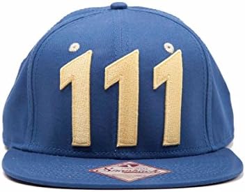 Fallout 4 vault 111 PS4 Xbox Official New Blue Snapback Baseball Cap