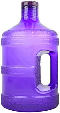 H8O® 1 Gallon Round BPA Free Water Bottle with 48mm Cap (Purple)