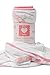 DANIBABY Baby Bamboo Hooded Towel - Large - White/Pink