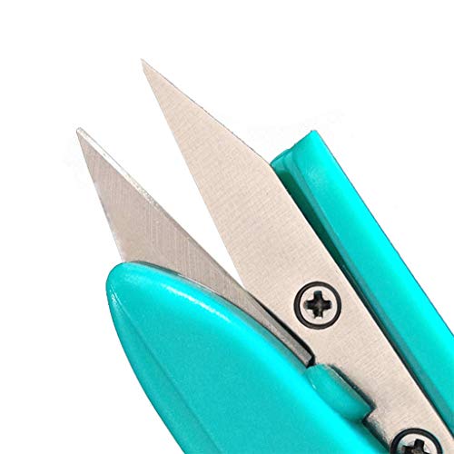 Eraimp Thread Snips 4.7", Quick-Clip Lightweight Thread Snippers Sewing Scissors, Embroidery Yarn Cutter, Set of 4 (Color Random delivery) - Thumbnail 3
