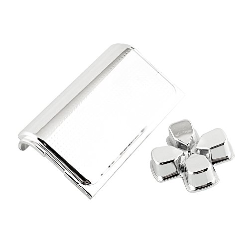 Cewaal Full Buttons Mod Kits Chrome Silver For Sony Playstation 4 PS4 Controller Gamepad Joystick Video Game Accessories