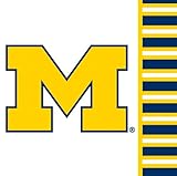 University Of Michigan Wolverines Paper Cocktail Napkins