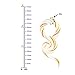 BodyJ4You 2PC Glass Ear Tapers Plugs 0G Rainbow Candy Cane Gauges Piercing Jewelry Set