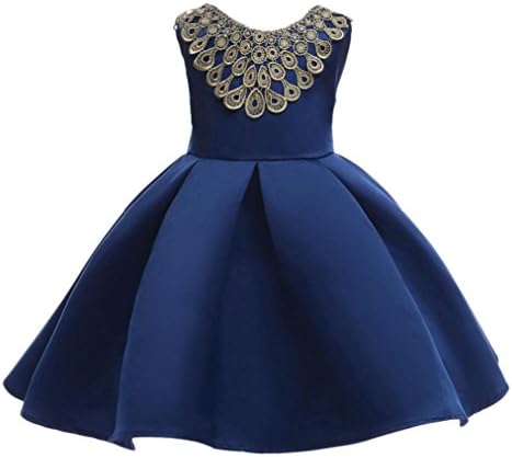 Girls Princess Dress, Sonnena Girls Party Dresses Pageant Bridesmaid Dress Wedding Formal Dress Girls Tutu Tulle Gown Dress Sleeveless Dresses Kids Sundres Easter Day Gift
