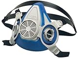 MSA Large Thermoplastic Rubber Advantage® 200 LS Half Mask Dual Cartridge Respirator With Single Neckstrap