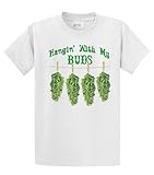 Marijuana T-Shirt Hangin' With My Buds Roach Clips