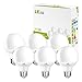 LE G25 E26 LED Bulbs, 40W Incandescent Equivalent, 2700K Warm White, 5W 450lm Energy Saving Light, Non-Dimmable, 200 Degree Beam Angle for Home, Living Room, Kitchen and More, Pack of 6
