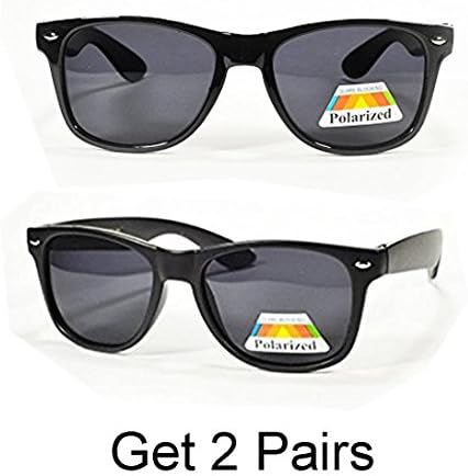 One Stop Discount Shop - Unisex Polarized Lens 80's Retro Vintage Classic Wayfarer For all Ocassions Comfortable Fit Teen Mens Women Kids