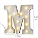 LED Marquee Number Lights Sign Light Up Marquee Letter Lights Sign for Night Light Wedding Birthday Party Battery Powered Christmas Lamp Home Bar Decoration M