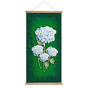 Hanging Poster NO Magnetic Wooden Framed, Beautiful Green Life Forest Home Wall Canvas Prints Decoration Ready to Hang - 18"x36"