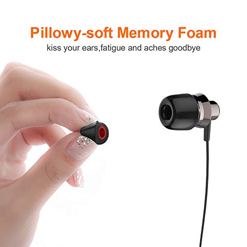 12 Pieces Replacement Ear Tips for Powerbeats 2 Link Dream Premium Memory Foam Earbuds Tips Updated Dustproof Durable Noise Reducing Eartips for Most 5-6.3mm in-Ear Earphones - Thumbnail 5