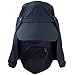Summer Sun Hat, HOVEOX 360° Unisex Men Women Outdoor UV Protection Fishing Cap With Removable Neck&Face Flap Cover Sunscreen UPF 50+ Quick Drying Wide Brim Breathable Hat for Outdoor Activities, Blue