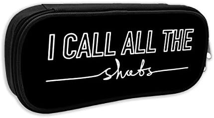 HGDFAG Nursing Doctor Medical I Call All The Shots 3D Pencil Case for Children Pen Holder Stationery Bag Large Capacity Multi-Purpose Canvas Durable Polyester Black