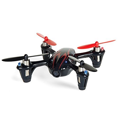 Hubsan X4 (H107C HD) 4 Channel 2.4GHz RC Quad Copter with 720p HD Camera - Red/Black