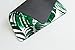 Tropical Leaf Mousepad - Mat - Beautiful Design - Leaves Green with White Background - Rectangle Mouse pad