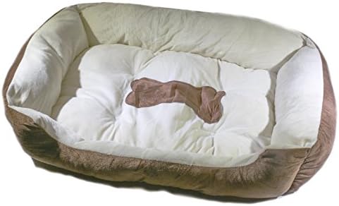 Qualinsis Dog Bed, Dog Cotton Bed, Medium To Large Dog Bed ( Coffee)