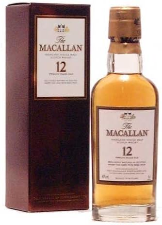 Macallan 12yo Sherry Oak Miniature 5cl Amazon Co Uk Grocery