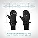 Terra Hiker Kid's Ski Mittens, Water-Resistant and Windproof Gloves, Breathable Ripstop Fabric for Boys, Girls in Cold Weather, Suitable for Children Aged 2-6