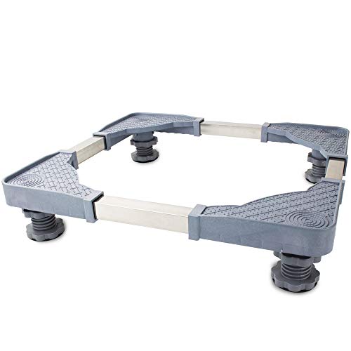 CJGQ Adjustable Movable Base Washer Dryer Dolly with 4 Strong Feet Washing Machine Refrigerators Universal Stand Portable Base Cabinet Mobile Base