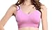 ohlyah Women s Seamless Wire-Free Bra with Removable Pads 3 Pack blue Pink Light Purple XXL 36DD 38D 40B 40C 42B